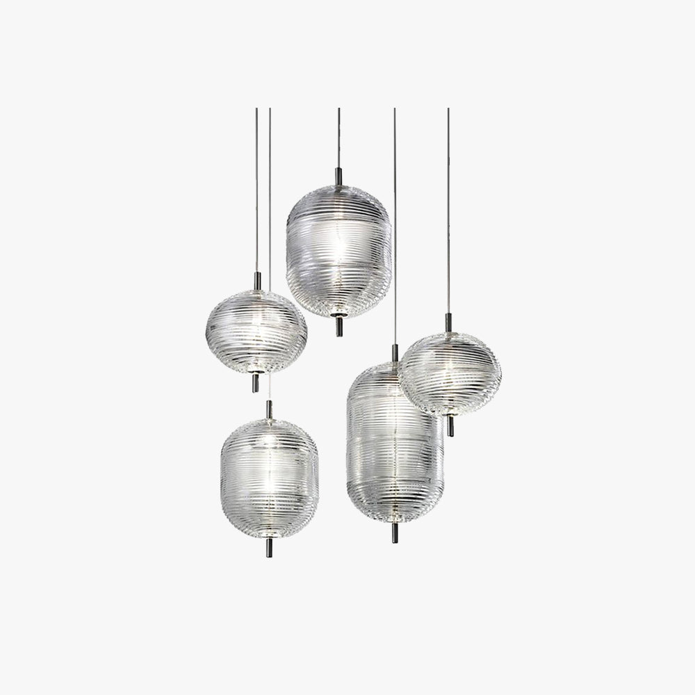 Gold Ambient Glow Modern Black Pendant Light